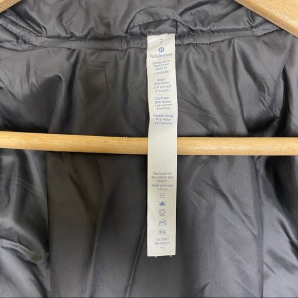 Lululemon Puffer Jacket Women Size 2 - Picture 8 of 8